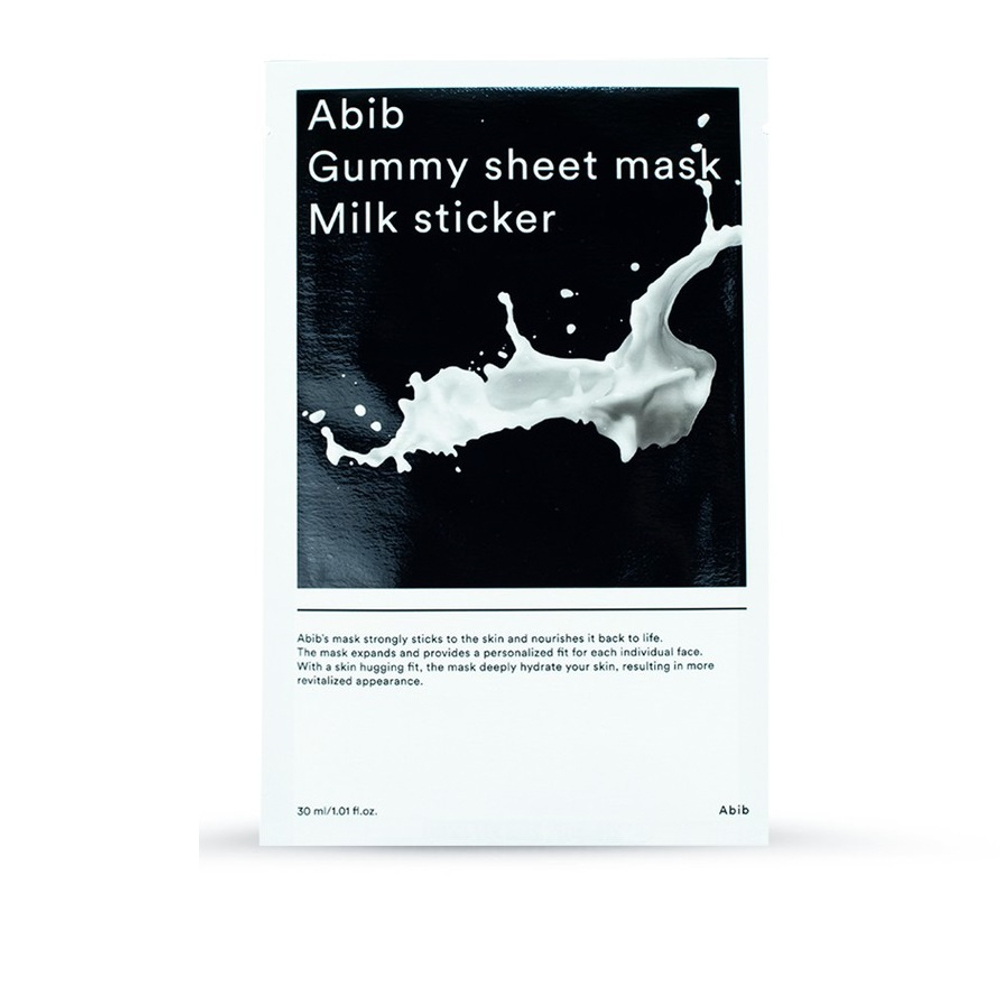 Abib Gummy Sheet Mask Milk Sticker питательная маска с молочными протеинами