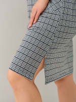 Туника Т-012/клеточкасиний-зеленая