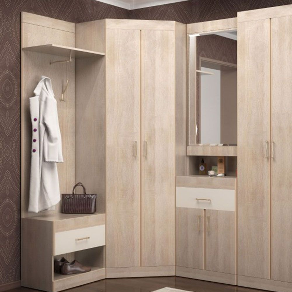 Ника Мод. Н5 Шкаф угловой без зеркала (боковые стороны одинаковые 360 мм), дуб