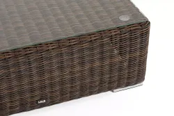 "Капри" журнальный столик плетеный, цвет коричневый