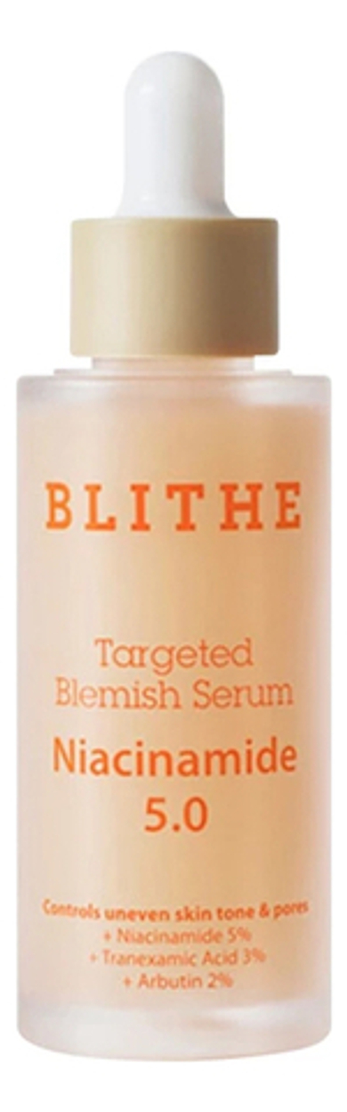 BLITHE Корректирующая сыворотка для лица с ниацинамидом - Targeted Blemish Serum Niacinamide 5.0, 30мл