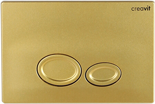 Кнопка смыва Creavit Drop GP2006.00 цвет золотой