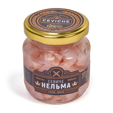Севиче из нельмы 110г.