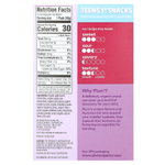 Plum Organics, Teensy Snacks, фруктовые снеки, для детей от 12 месяцев, ягодное ассорти, 5 пакетиков по 10 г (0,35 унции)
