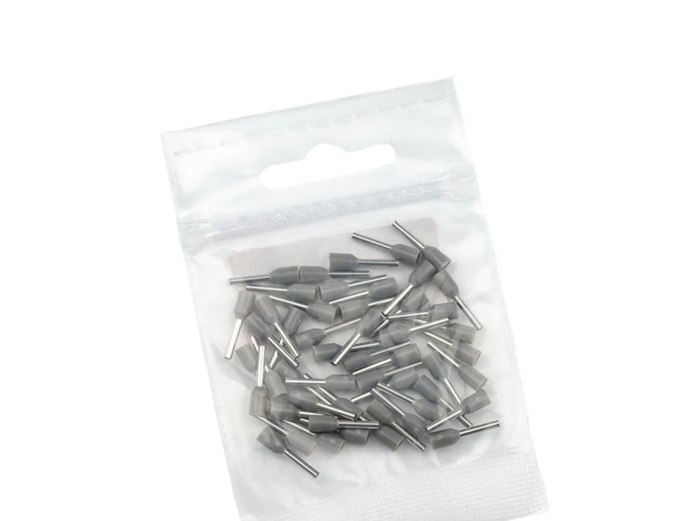 Штыревой втулочный изолированный наконечник EKF PROxima НШвИ 0,75-8 50шт. nhvi-0.75-8