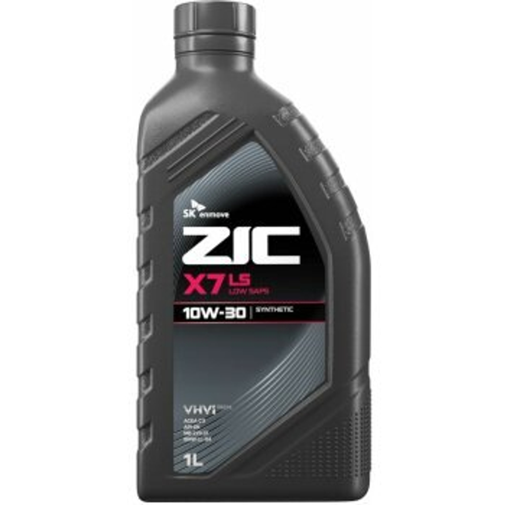 Масло моторное ZIC X7 LS 10w30 SN/SM/CF, ACEA C3 1л