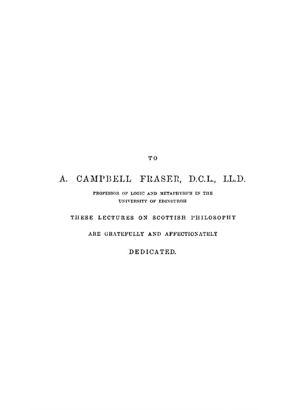 Scottish philosophy | Seth Pringle-Pattison