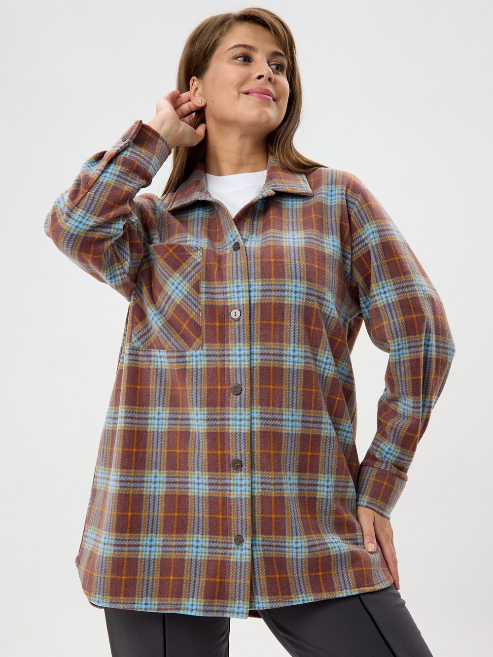 Рубашка Мускат-1 Виотекс КОРИЧНЕВЫЙ