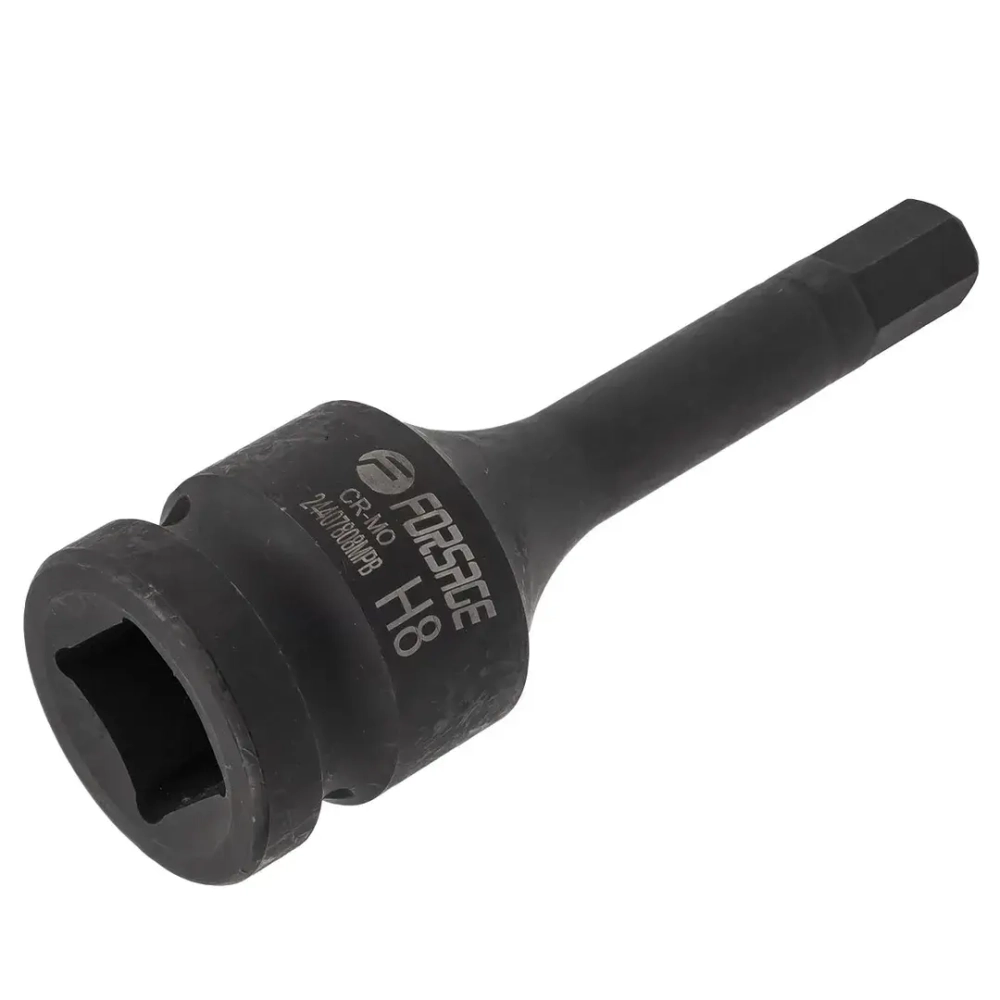Головка-бита 6-гранная ударная 8мм,1/2'' Forsage F-24407808MPB