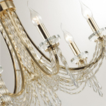 5063/6 CLASSIC ODL24 625 золото/прозрачный/металл/хрусталь Люстра E14 6*40W CAPEL