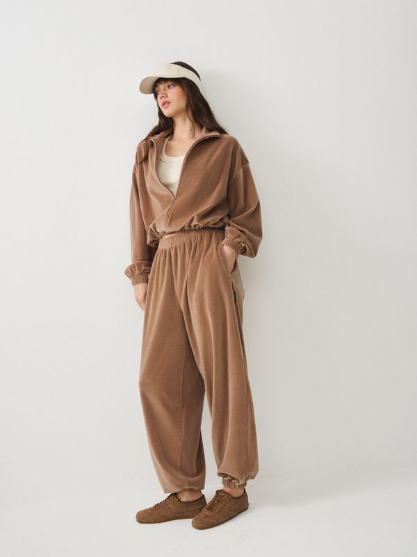 Толстовка велюровая 