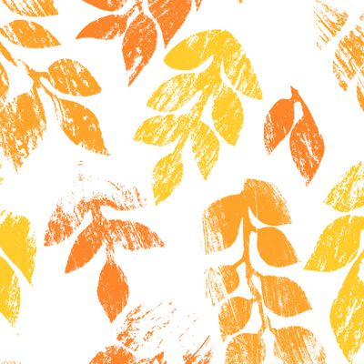 Осенние листья потертые