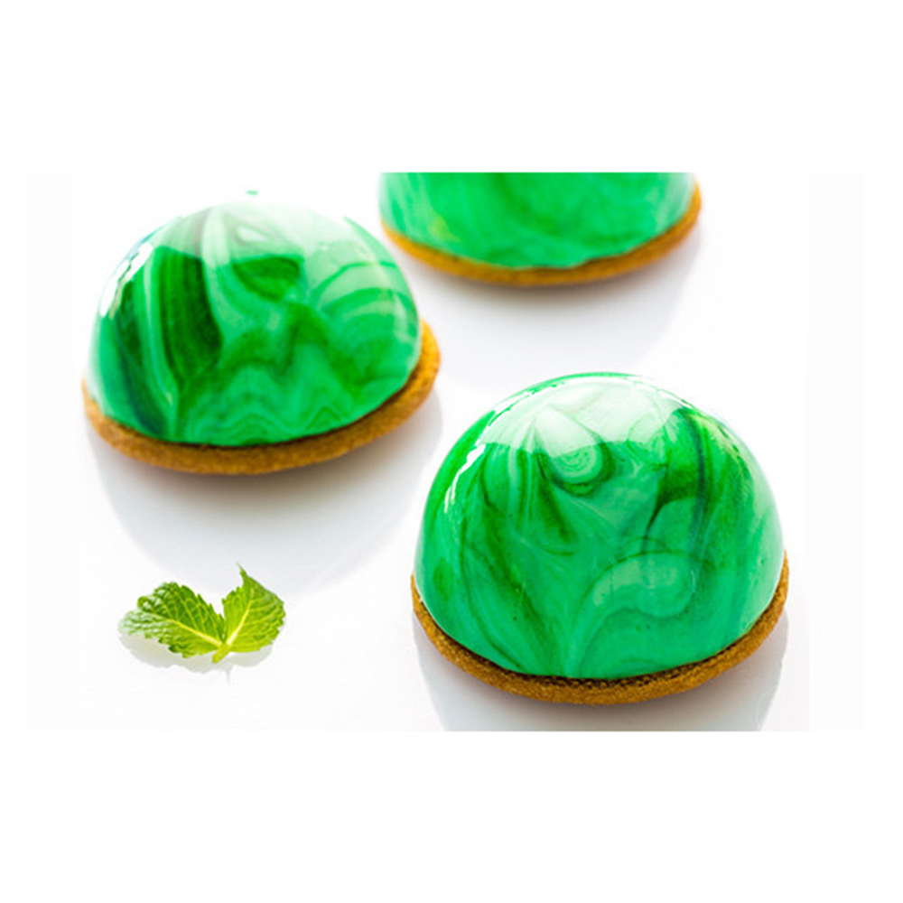 Форма силиконовая для приготовления пирожных half sphere, 18х34 см