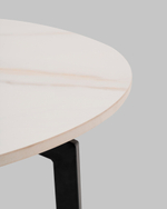 Журнальный столик Aliara светлая керамика