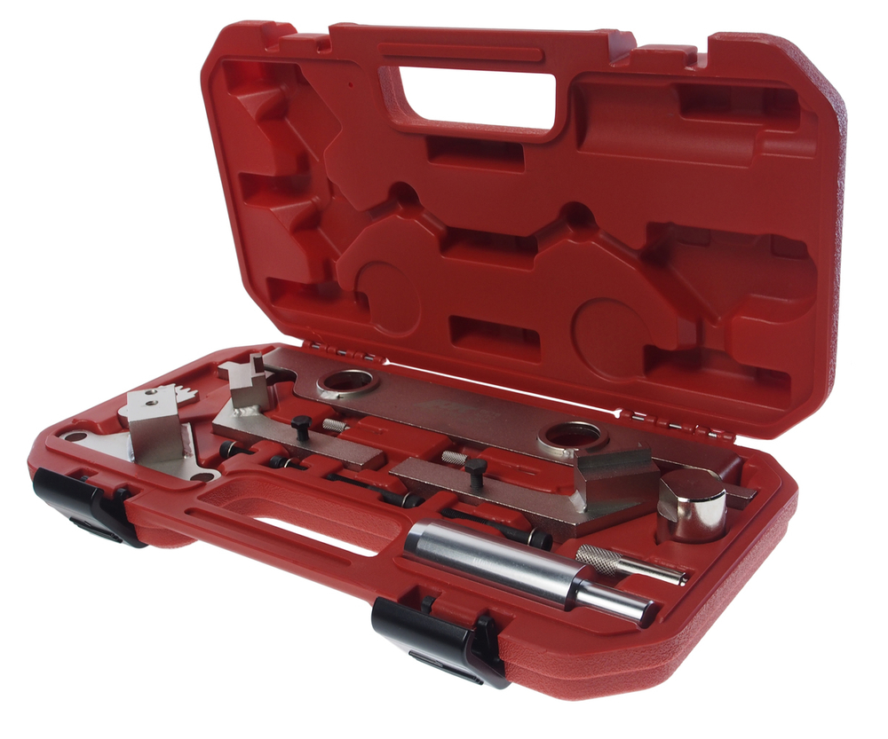 JTC-6616 - Приспособление для фиксации распредвала (CHEVROLET OPEL SAAB BUICK VAUXHALL 2008-2015г.) JTC - 
Предназначен для фиксации распределительных валов, коленвала и натяжителя цепи на турбонаддувных бензиновых двигателях 2.0 и 2.4, из ассортимента GM, Chevrolet и Saab.
Применение: Vauxhall, Opel, Saab и Chevrolet, Buick 2008-2015 LHU / A20NFT, L TG / A20NHT, LDK / A20NHT, LE5 / LE9, А24ХЕ, A24XF.
Номер ОЕМ: EN-48585, EN-43653 / J43653, EN-955-10 / KM 955, EN-955-20 / KM955-20, EN-45027-1 / J-45027-1, J-45027-2 / EN45027-2 / EN45027, EN-49212 / EN-49212-1, EN-49212 / EN-49212-2, EN-48953.