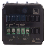 Термостат модульный для теплых полов,  "Avanti", "Закаленная сталь", 2 модуля