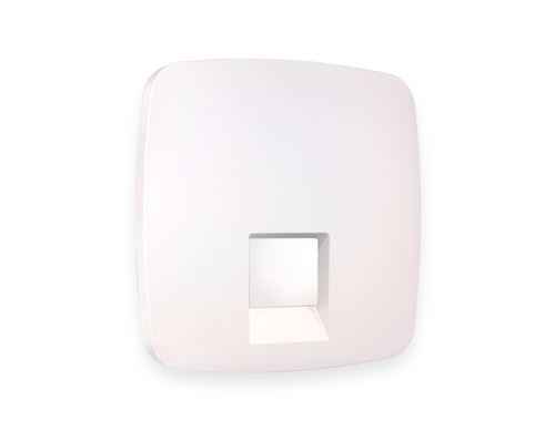 OP2120 Лицевая панель OMEGA (Жемчуг) для компьютерной/телефонной розетки RJ-45/RJ-11 QUANT