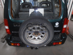 Фаркоп оцинкованный Galia S050A для Suzuki Jimny 1998-2018(паспорт и сертификат в комплекте)(без электрики)