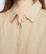 льняная рубашка далее Marella SPORT - бежевый(31910324)