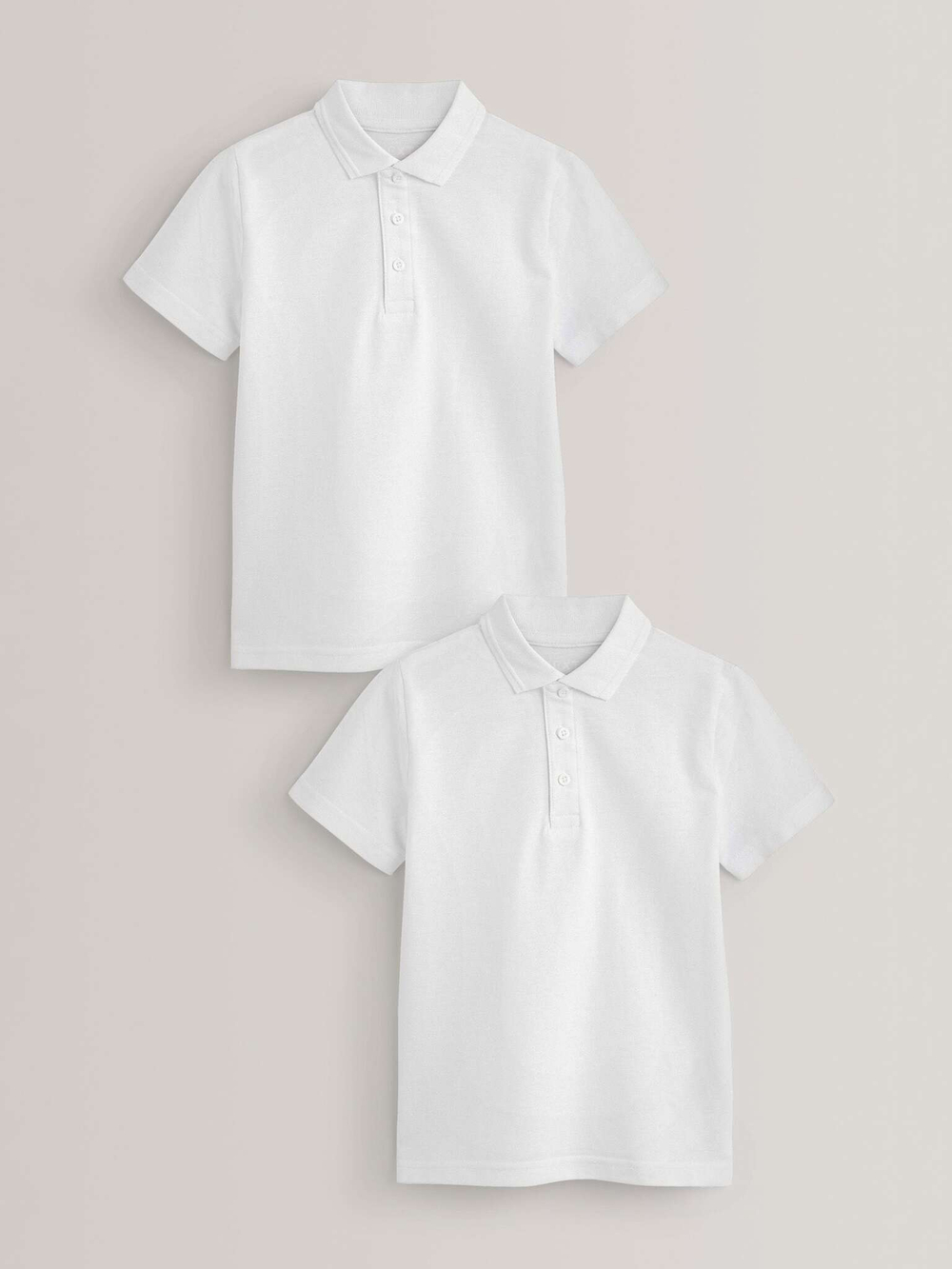 Поло школьное для мальчика Next 250-111, 2 шт., Белый