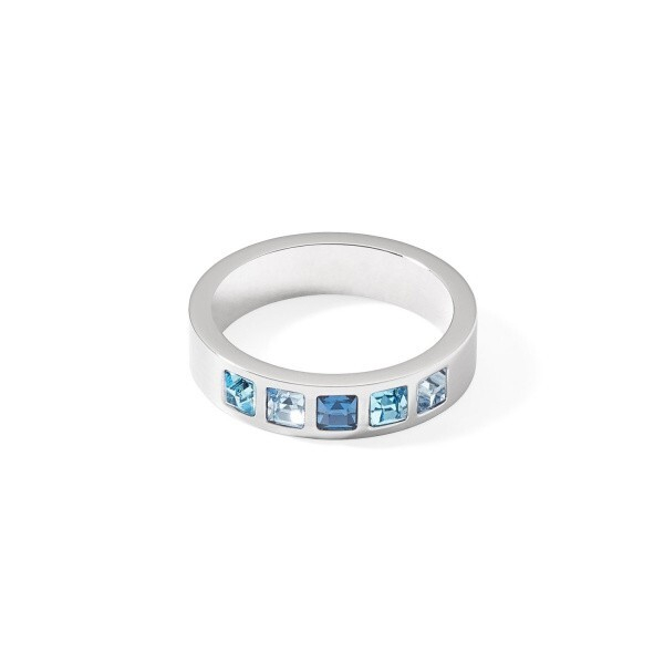 Кольцо Coeur de Lion Blue-Silver 18,4 0130/40-0717 58 размер 18,5