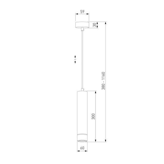 Подвесной светильник Eurosvet DLN107 GU10