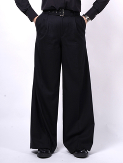 Брюки WIDE LEG из костюмной ткани для парикмахера