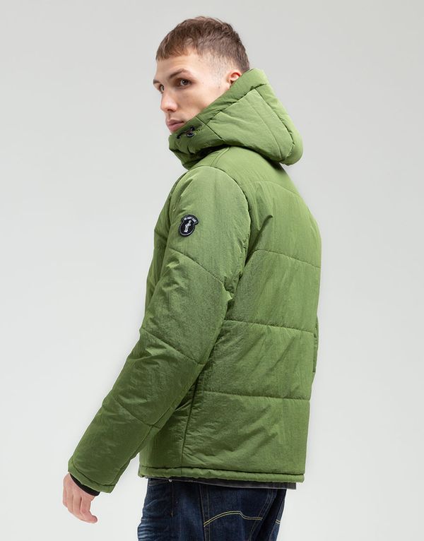 Куртка We Don’t Care Short Puffer Jacket Olive - фото 4