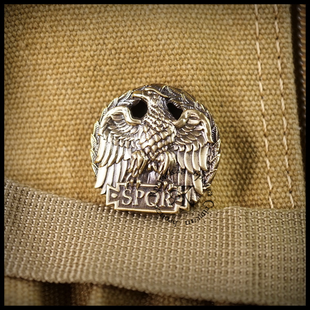 Клипса для системы MOLLE для рюкзака "Орел" , латунь