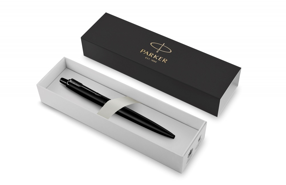 Подарочный набор: Шариковая ручка Parker  Jotter XL SE20 Monochrome в подарочной упаковке, цвет: Black, стержень: Mblue и Ежедневник недатированный А5