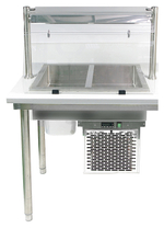 Салат-бар встраиваемый Koreco DM94930.3 3x GN 1/1