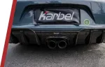 Карбоновый диффузор заднего бампера для Porsche 718 Boxster/Cayman 982 2016+ Порше