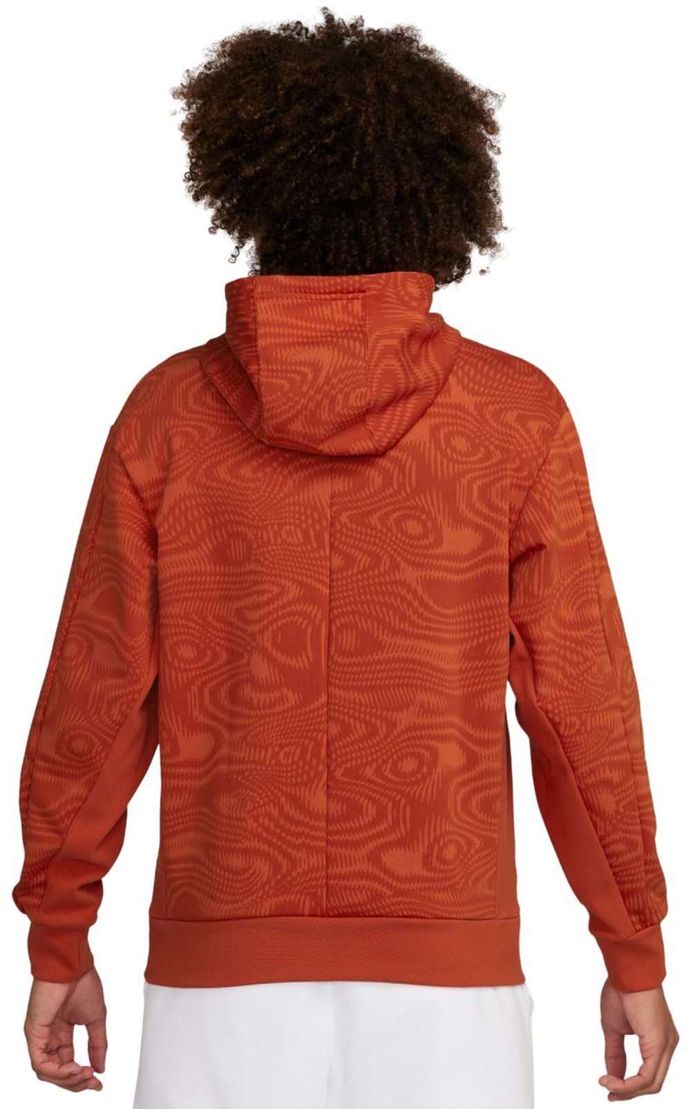 Куртка теннисная Nike Court Heritage Dri-Fit Fleece Tennis Hoodie - Brown