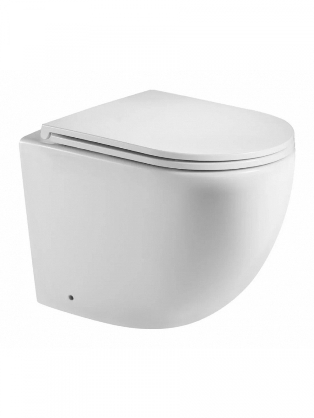 Унитаз приставной Teymi Lina HD безободковый, сиденье микролифт T40104