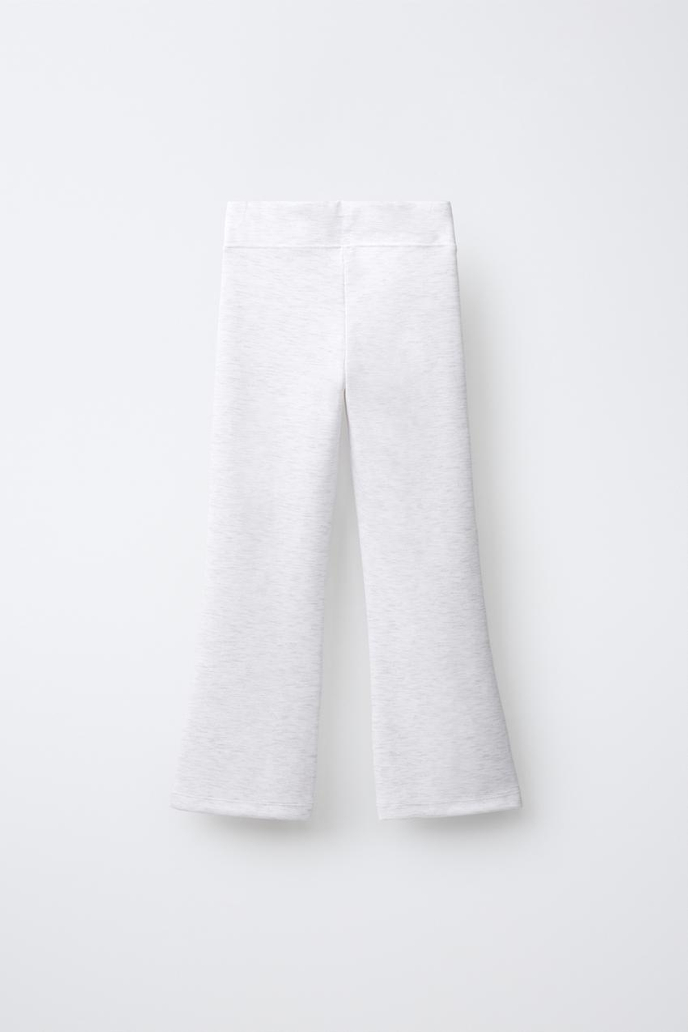 ZARA СПОРТИВНЫЕ БРЮКИ FLARE, СЕРЫЙ МЕЛАНЖ