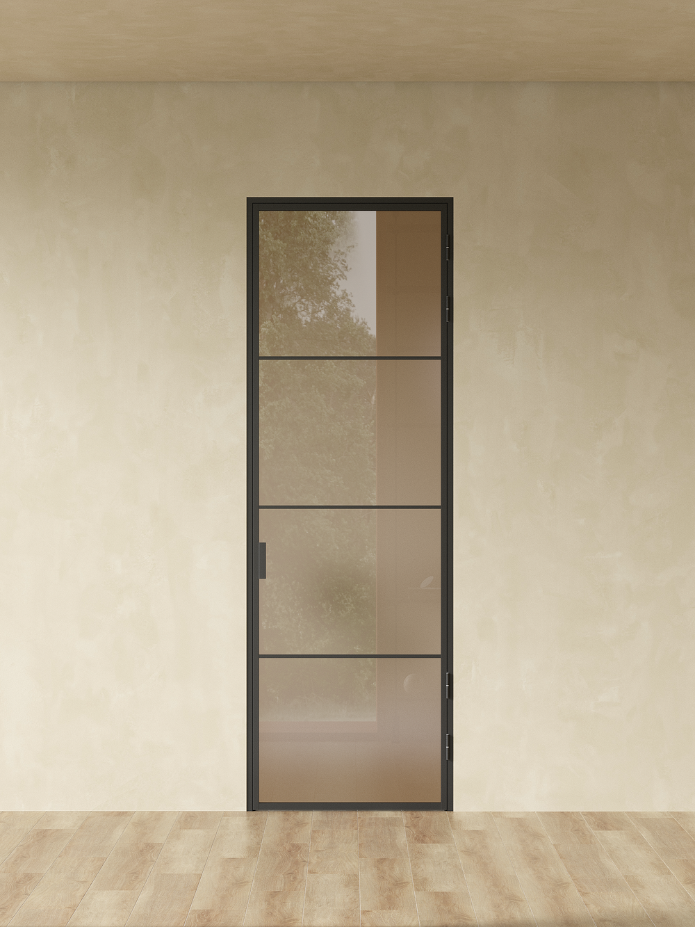 Распашная алюминиевая перегородка Minoli 7