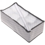 Кофр - органайзер для хранения вещей «ЭКЛАТТ», цвет пыльно - серый, 8 отделений, 29*14*10см