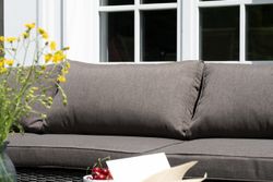 "Лунго" трансформирующаяся лаунж-зона из искусственного ротанга, цвет графит