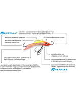 Балансир рыболовный HOPPER-3D 47mm 1 штука 7 г.