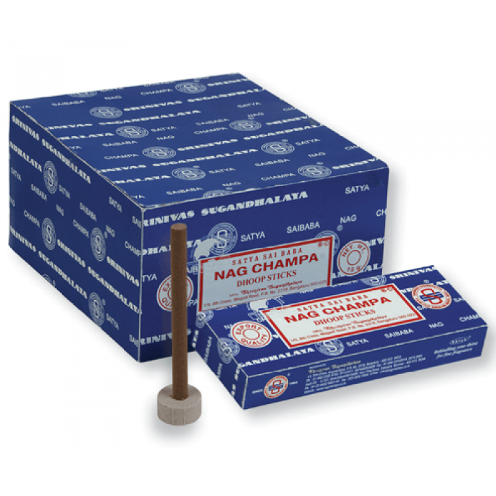 Благовония безосновные Наг Чампа Сатья /  Nag Champa dhoop sticks Satya