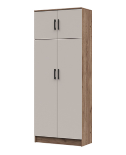 Машенька ШК 205 Шкаф с выдвижной штангой Дуб крафт табачный / Кашемир