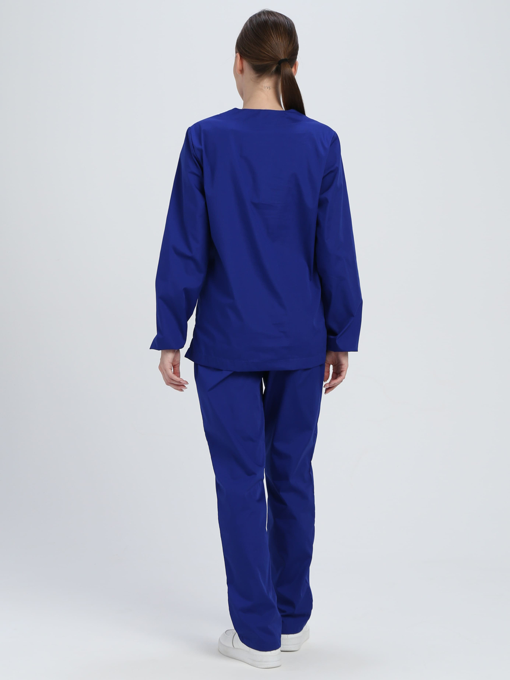 Костюм женский ХАССП-База (тк.ТиСи,120), васильковый