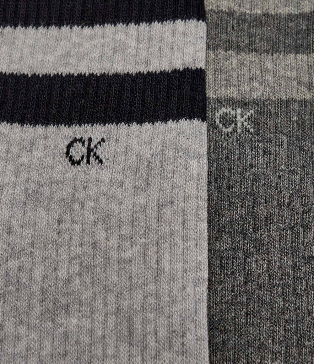 носки 2 пары Calvin Klein - серый(701218711)