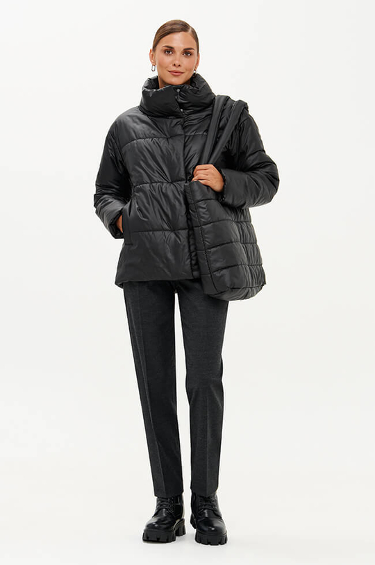 0114 Куртка женская (чёрный)