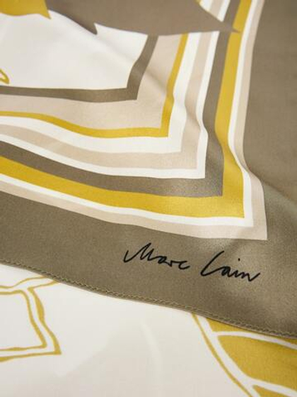 Marc Cain Шарф из шелка с принтом