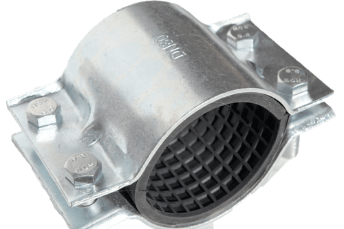 Хомут двухсоставной оцинкованный DN200 (219-222)