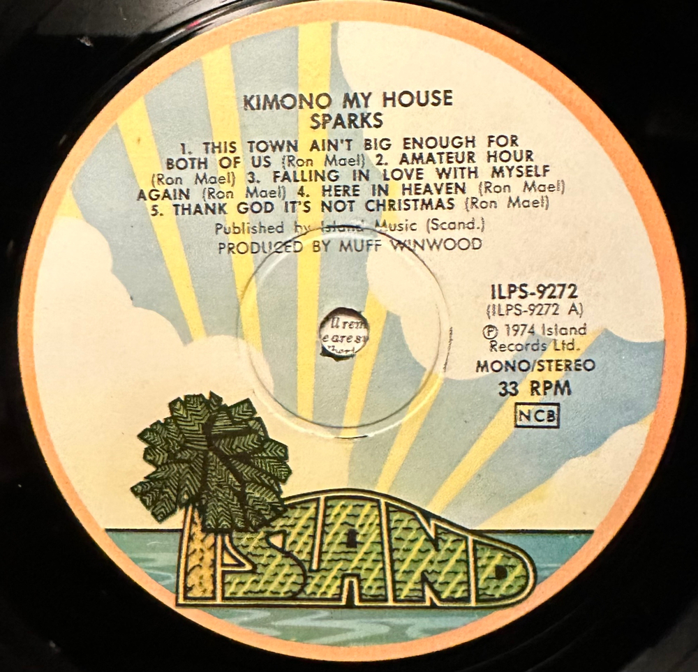 Sparks - Kimono My House (Швеция 1974г.)