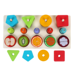 Развивающая игрушка 3 в 1 деревянная (2 вида сортер, рыбалка), коробка C-41639