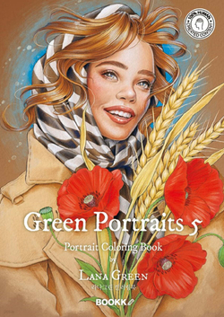 Lana Green Portraits 5. Coloring book (BOOKK)