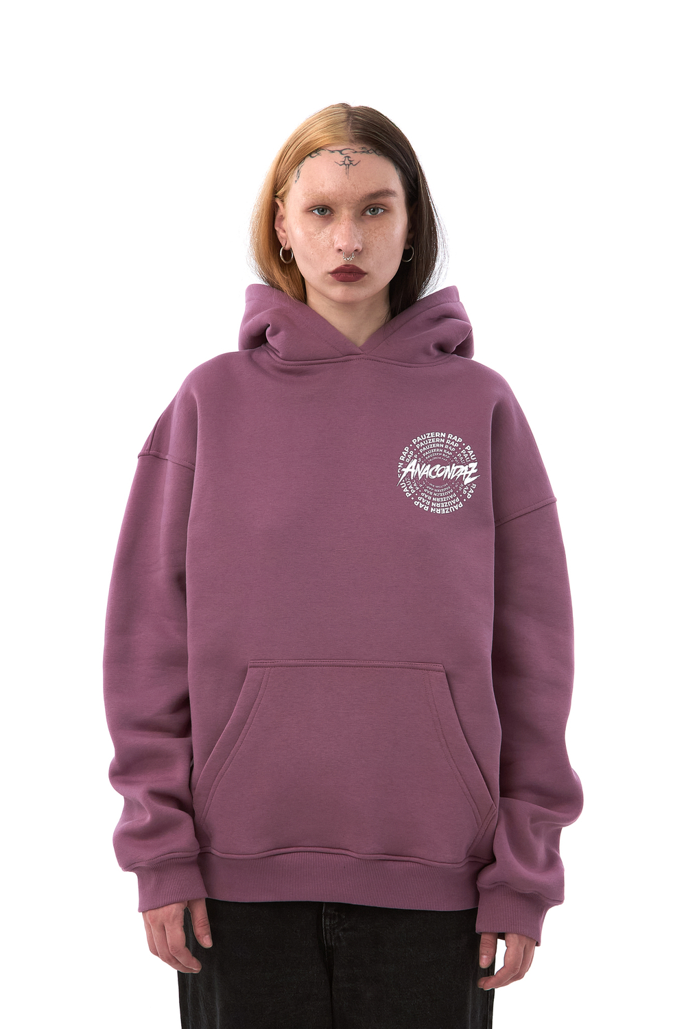 Худи "СМНЛ" violet one size